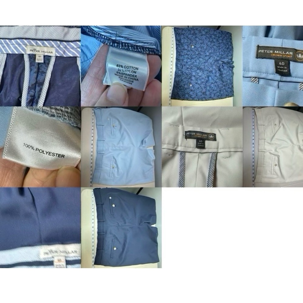 Peter Millar Crown‎ Lot of 4 Performance Golf Shorts Size 40 Classic Bundle - Picture 11 of 13